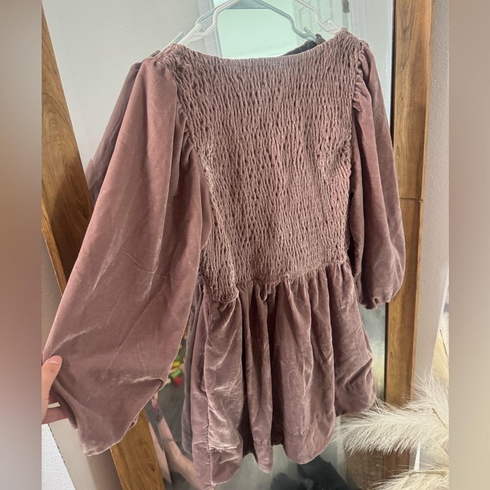 BNWOT Free People Farrier Velvet Mini Dress - Picture 6 of 7